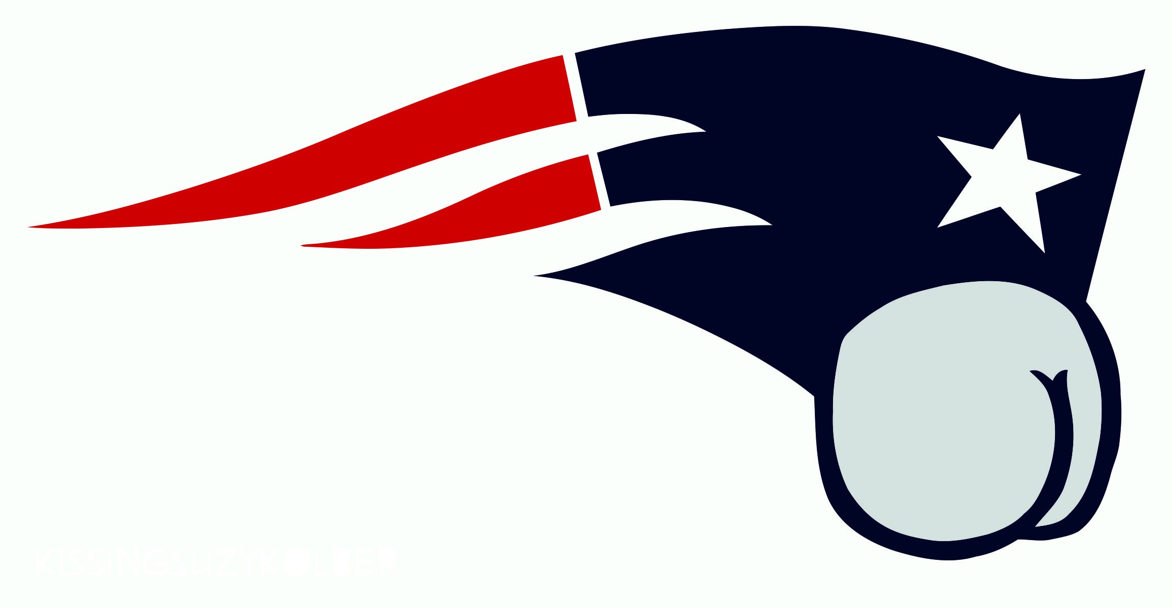 New England Patriots Butts Logo DIY iron on transfer (heat transfer)